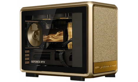 COOLER MASTER MASTERFRAME 400 MESH GOLD LUXURY PREMIUM LIMITED EDITION 