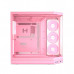 HYTE Y50 RGB DUAL CHAMBER ATX MID TOWER GAMING PC CASE - STRAWBERRY MILK