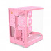HYTE Y50 RGB DUAL CHAMBER ATX MID TOWER GAMING PC CASE - STRAWBERRY MILK
