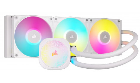 CORSAIR ICUE LINK TITAN 360 RX RGB AIO LIQUID CPU COOLER - WHITE