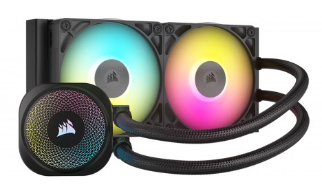 CORSAIR ICUE LINK TITAN 240 RX RGB AIO LIQUID CPU COOLER - BLACK