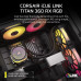 CORSAIR ICUE LINK TITAN 360 RX RGB AIO LIQUID CPU COOLER - BLACK