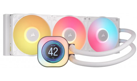 CORSAIR ICUE LINK TITAN 360 RX LCD - WHITE 