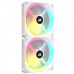 CORSAIR ICUE LINK QX140 RGB 140MM PWM PC FAN EXPANSION KIT - WHITE