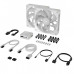 CORSAIR ICUE LINK RX140 MAX RGB 140MM PWM THICK FANS STARTER KIT - WHITE