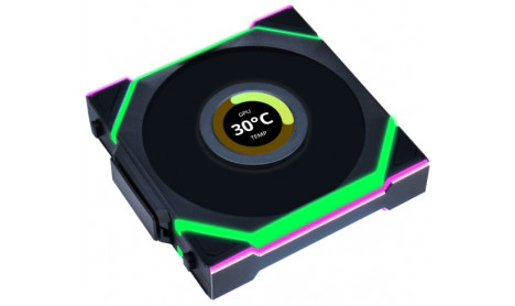 LIAN LI UNI FAN SL WIRELESS LCD 120 RGB SINGLE BLACK