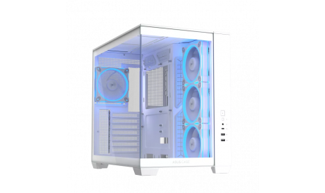 ASUS A32 PLUS TG ARGB MID-TOWER ATX CASE - WHITE ASUS A32 PLUS TG ARGB MID-TOWER ATX CASE - WHITE