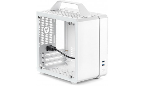 MECHANIC MASTER C24 SMALL CUBE SUGAR MINI-ITX - SNOW 
