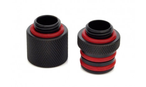 BITSPOWER G1/4" CARBON BLACK D-PLUG SET