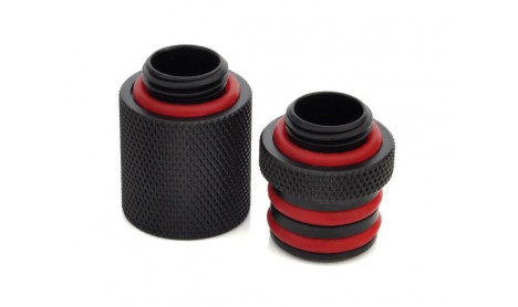 BITSPOWER G1/4" CARBON BLACK D-PLUG SET-ONE INCH VERSION