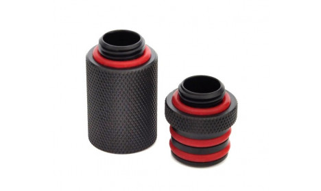 BITSPOWER G1/4" CARBON BLACK D-PLUG SET -31.5MM