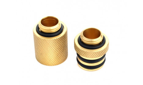 BITSPOWER G1/4" TRUE BRASS D-PLUG SET-ONE INCH VERSION