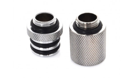 BITSPOWER G1/4" SILVER SHINING D-PLUG SET-ONE INCH VERSION