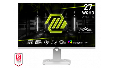 MSI MAG 274QRFW 27" QHD RAPID IPS 180Hz 1MS	