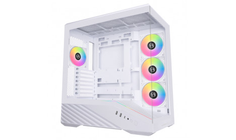 LIAN LI VECTOR V100 MID TOWER PC CASE WITH FAN - WHITE