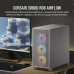 CORSAIR 3000D RGB AIRFLOW MID-TOWER - WHITE