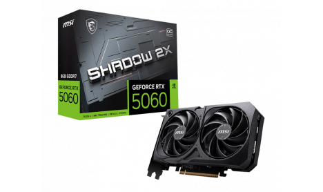 MSI GEFORCE RTX 5060 8GB GDDR7 SHADOW 2X OC