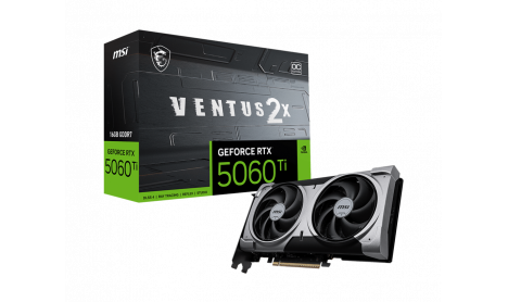 MSI GEFORCE RTX 5060 TI 16GB GDDR7 VENTUS 2X OC PLUS