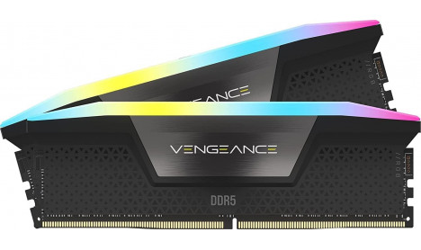 CORSAIR VENGEANCE RGB DDR5 64GB (2X32) 6000MT/S BLACK