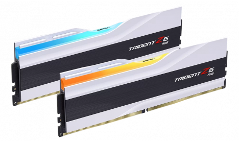 G.SKILL TRIDENT Z5 RGB DDR5 6000MT/s CL30 64GB (2X32GB) INTEL XMP WHITE