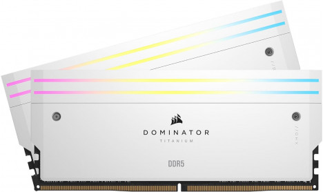 CORSAIR DOMINATOR TITANIUM RGB WHITE 32GB (2X16GB) DDR5 6400MHZ