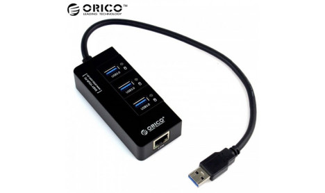 ORICO 3.0 USB HUB + GIGABIT NETWORK ADAPTER HR01-U3