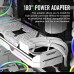 GPU POWER CONNECTOR 8PIN 180 DEGREE WHITE (REVERSED) 