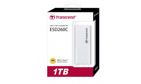 EXTERNAL SSD TRANSCEND ESD260C USB 3.1 , Type C - 1TB