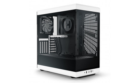 HYTE Y40 ATX MID-TOWER WITH PCIE 4.0 RISER - WHITE