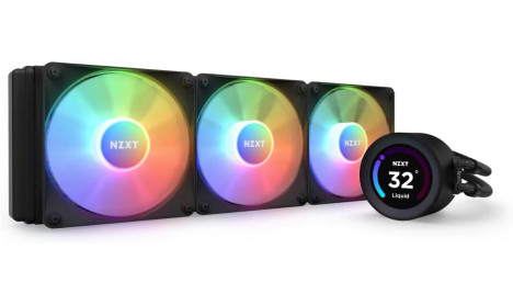 NZXT KRAKEN ELITE RGB 360 - BLACK LCD DISPLAY 2023