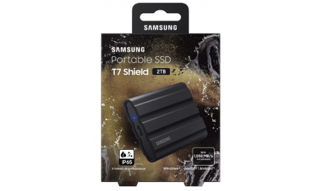 SAMSUNG T7 SHIELD 2TB EXTERNAL PORTABLE SSD