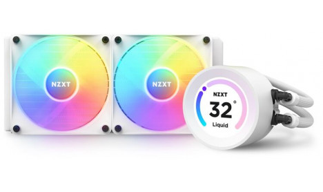 NZXT KRAKEN ELITE RGB 240 - WHITE LCD DISPLAY 2023 