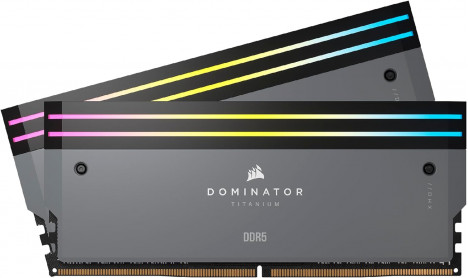 CORSAIR DOMINATOR TITANIUM RGB GREY 32GB (2X16GB) DDR5 6000MHZ AMD EXPO