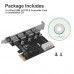 4-PORT USB 3.0 PCI-E CARD, SUPER FAST 5GBPS