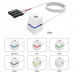 POWER ON/OFF SWITCH BUTTON COLORFUL LIGHT - WHITE