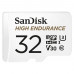 SANDISK HIGH ENDURANCE 100MBS 4K MICROSDXC - 32GB