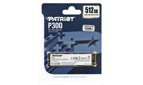 PATRIOT P300 M.2 PCIE GEN 3 X4 SSD NVME 512GB 