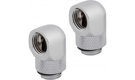 HYDRO X SERIES 90° ROTARY ADAPTER TWIN PACK - CHROME