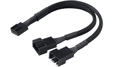 1 TO 2-WAY 4-PIN PWM FAN SPLITTER CABLE