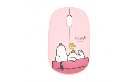 ANITECH WIRELESS MOUSE SNOOPY PINK