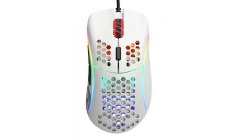 GLORIOUS MODEL D GAMING MOUSE, MATTE WHITE