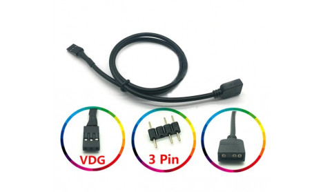 5V 3PIN RGB VDG CONVERSION CABLE LINE CONNECTOR