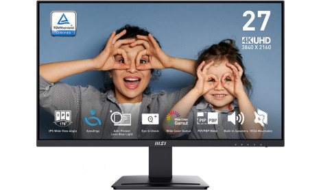 MSI PRO MP273U 27" 4K 60Hz IPS SPEAKER MONITOR MSI PRO MP273U 27" 4K 60Hz IPS SPEAKER MONITOR
