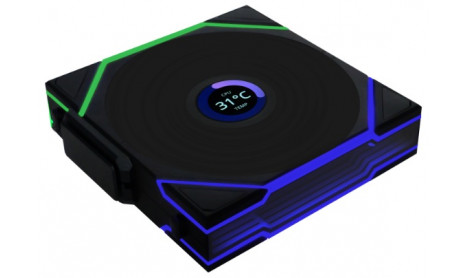 LIAN-LI UNI FAN TL WIRELESS LCD 120 RGB SINGLE FAN BLACK