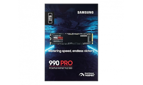 SAMSUNG 990 PRO NVMe M.2 SSD 2TB PCIe Gen4 [7450MB/s]