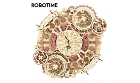 Robotime ROKR Zodiac Wall Clock 3d Wooden Puzzle