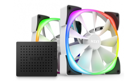 NZXT AER RGB 2 TWIN STARTER 140MM - WHITE EDITION