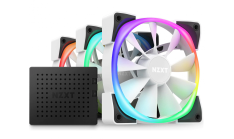 NZXT AER RGB 2 TRIPLE STARTER 120MM - WHITE EDITION
