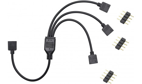 12V 4PIN RGB Splitter Cable LED Strip Connector, 1 to 3