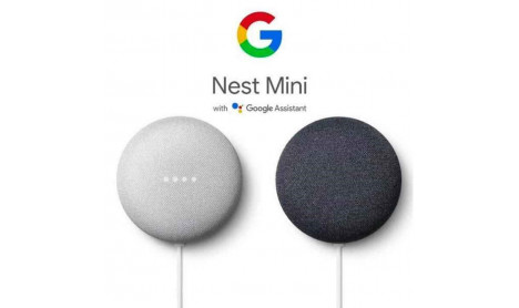 Google Nest Mini - Smart Speaker (2nd Gen) CHALK